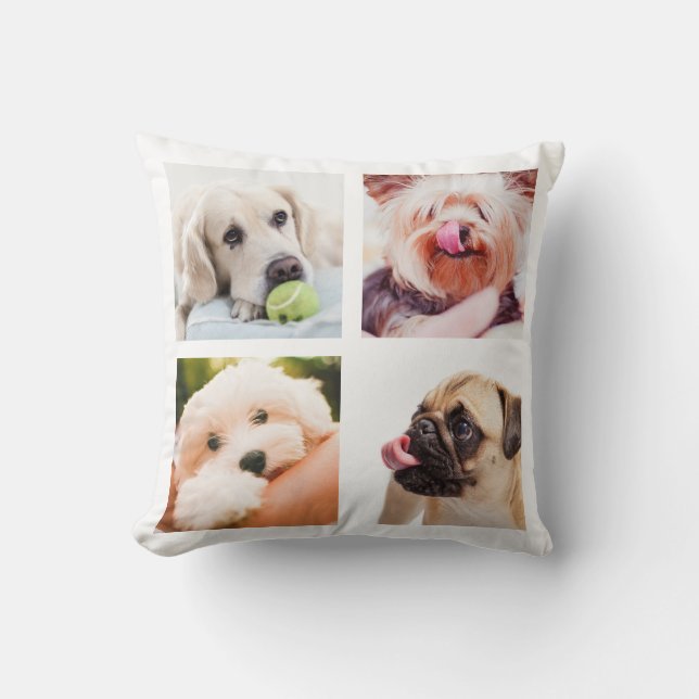 Almofada Cachorros bonitos OU travesseiro decorativo person (Frente)