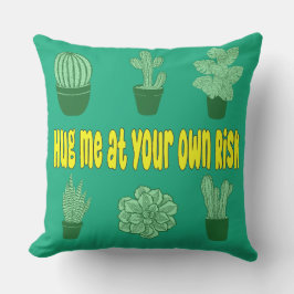 Almofada Cactus desert cactos plantar padrão moderno