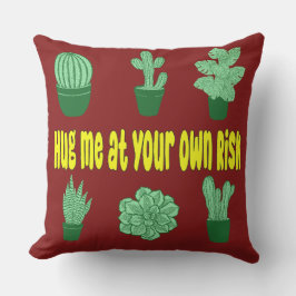 Almofada Cactus desert cactos plantar padrão moderno