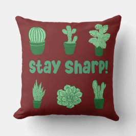 Almofada Cactus desert cactos plantar padrão moderno