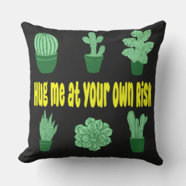 Almofada Cactus desert cactos plantar padrão moderno