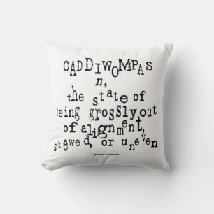 Almofada Caddiupas Noun Definição de Humor Inclinado