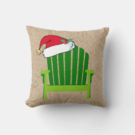 Almofada Cadeira de praia com o travesseiro do Natal do