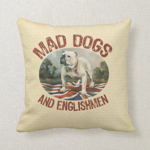 Almofada Cães e ingleses loucos