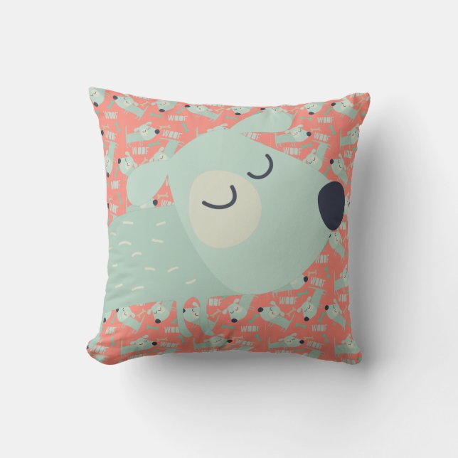 Almofada Cães e Ossos (Frente)