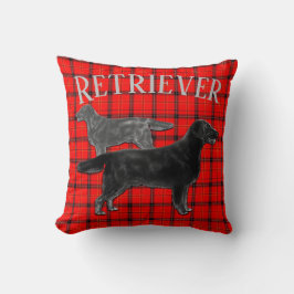 Almofada Cães Retriever em Xadrez