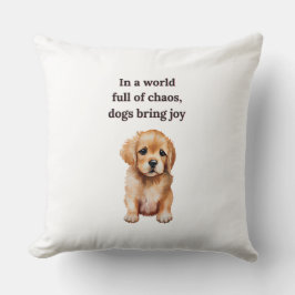 Almofada Cães Tragam Joy Puppy