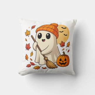 Almofada Café de Fantasma de Halloween Abóbora Sazão Assust