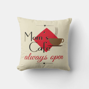 Almofada Café de mãe sempre aberto