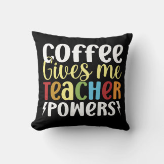 Almofada Café Me Dá Poderes De Professora