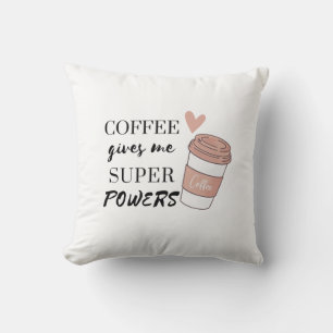 Almofada Café me dá super poderes