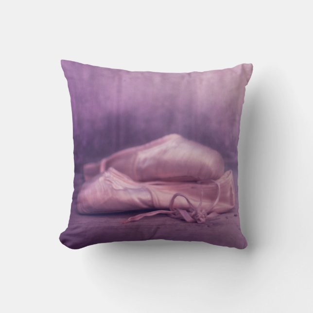 Almofada calçados de balé da bailarina no rosa (Frente)