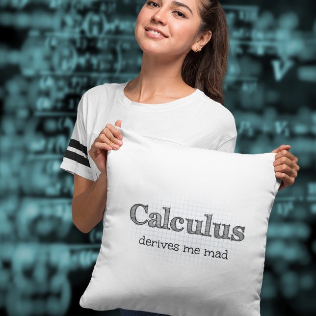 Almofada Calcula Derme Mad Math Humor (Criador carregado)