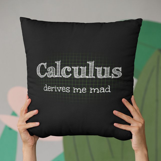 Almofada Calcula Derme Mad Math Humor (Criador carregado)