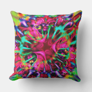 Almofada Caleidoscópio Apofílise Arte Fractal - I