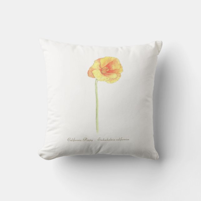 Almofada California Poppy (Frente)