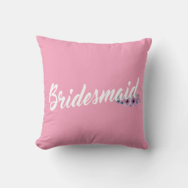 Almofada Calliografia de Casamento de Bridesmaid | TRAVESSE