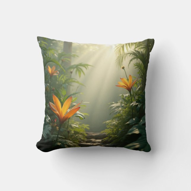 Almofada Calma de Tranqui da Natureza (Frente)