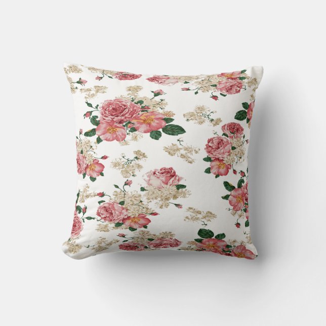 Almofada Cama de rosas (Frente)