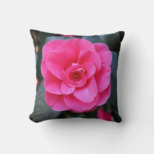 Almofada Camélia cor-de-rosa