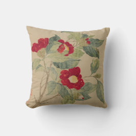 Almofada Camellias por Mãe Yuanyu