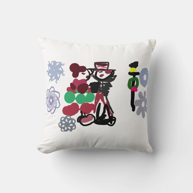 Almofada Caminhada adorável de Natal (Frente)