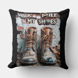 Almofada Caminhar um monte em meus Calçados - Russo Inspira
