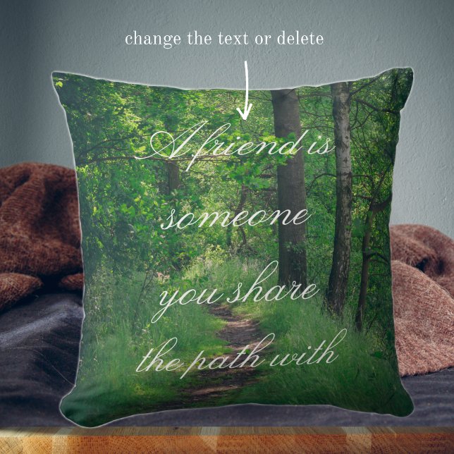 Almofada Caminho da floresta solar (Criador carregado)