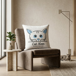 Almofada Caminho de Mesa Mãe de Gato Fofa