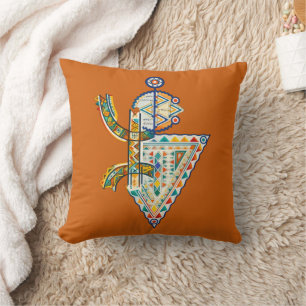 Almofada Camisa Amazigh Geométrica Tribal Amazigh