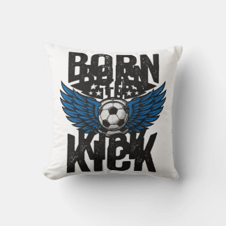 Almofada Camisa de Futebol Vintage Born To Kick Design_1