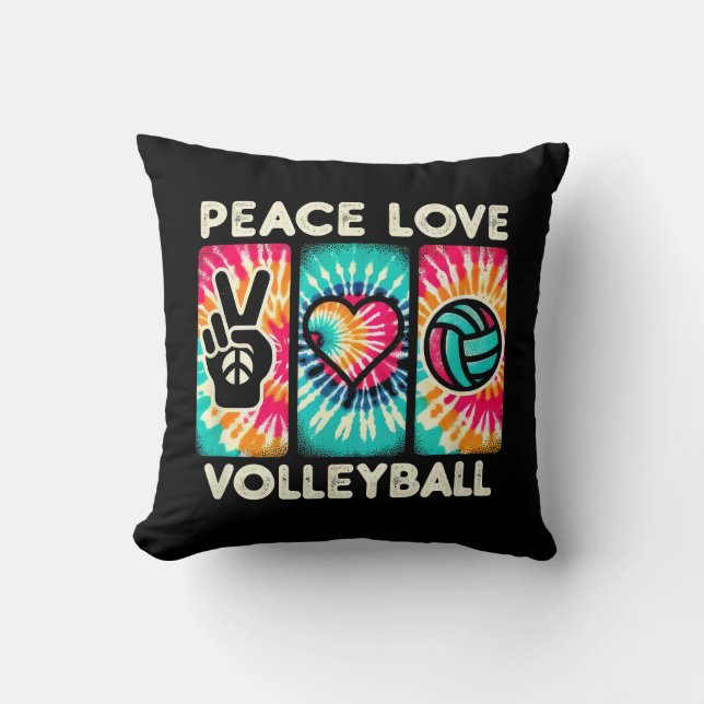 Almofada Camisa De Voleibol Para Mulheres Adolescentes Amor (Frente)