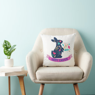 Almofada Camiseta Bunny Toddler felz pascoa Flor