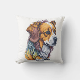 Almofada camiseta de cachorro giro