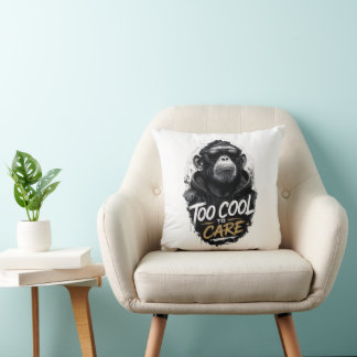 Almofada Camiseta do Macaco Legal com Óculos de Sol | Legal