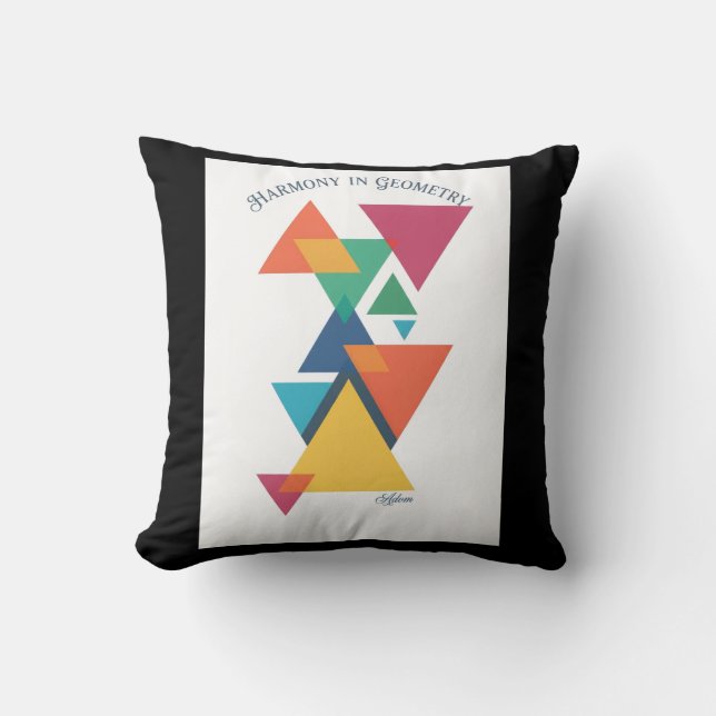 Almofada Camiseta Manga Longa ADOM Geometric Art (Frente)