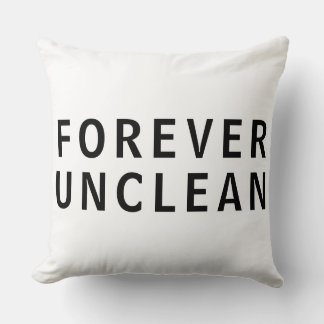 Almofada Camiseta Mensagem Engraçada e Grosseira Forever Un