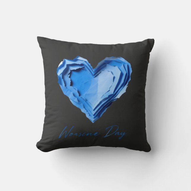 Almofada Camiseta Paper Heart  (Frente)