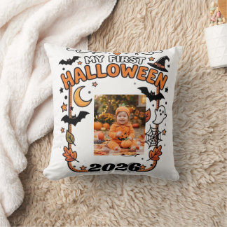 Almofada Camiseta Personalizada Meu Primeiro Halloween 2026