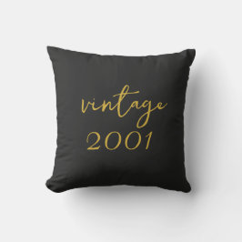 Almofada Camiseta Personalizada Vintage 2001