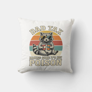 Almofada Camiseta Vintage de Design Engraçado de Papai Tax