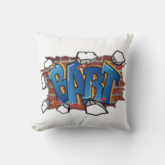 Almofada CamisetaBART" Arte de Grafite Urbano - Rompendo