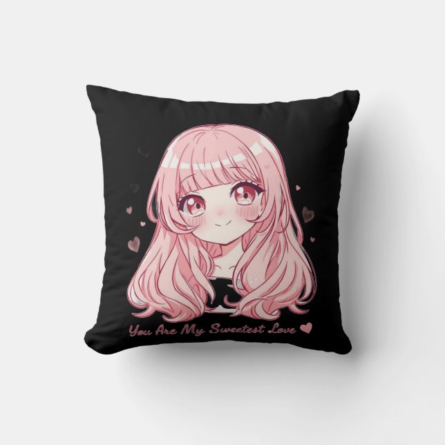 Almofada Camisola de Valentina de Anime Fofa (Frente)