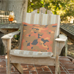 Almofada camo laranja