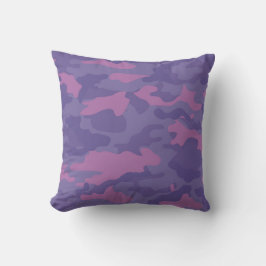 Almofada Camo roxo desbotado