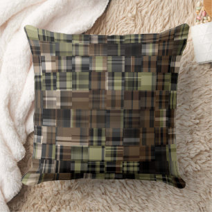 Almofada Camo Xadrez Weave