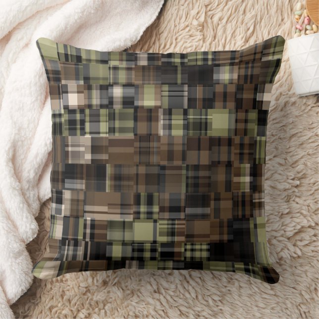 Almofada Camo Xadrez Weave (Cobertor)