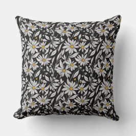 Almofada Camomiles floral 1 - Travesseiro decorativo