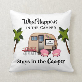 Almofada Camper Personalizado/Flamingo