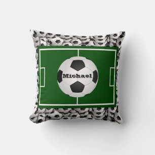 Almofada Campo De Futebol E Bolas Personalizadas